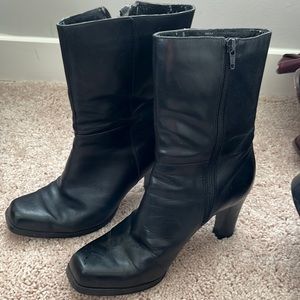 Black Heeled Boots